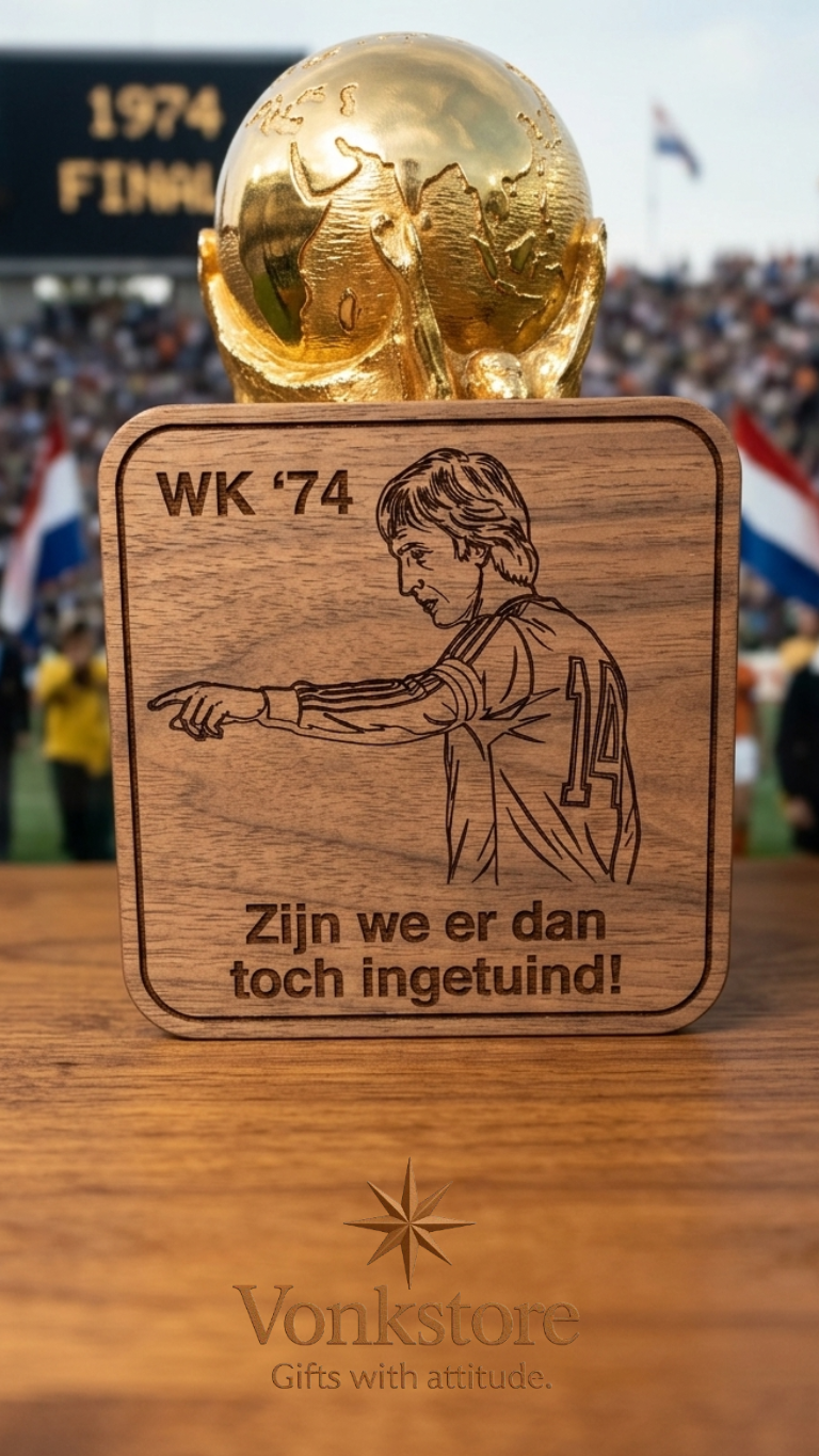 WK 2026 Houten Onderzetters vierkant met Lasergravure – (SET van 5)